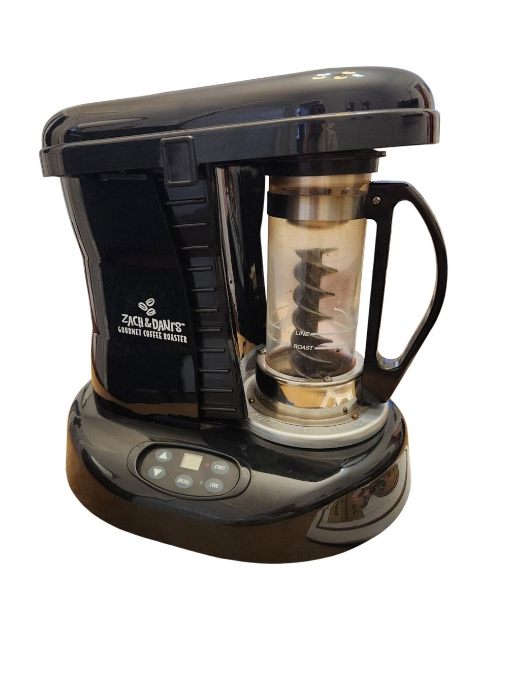 Zach & Dani's Gourmet Coffee Roaster Machine CR-1000 With Beans Working READ